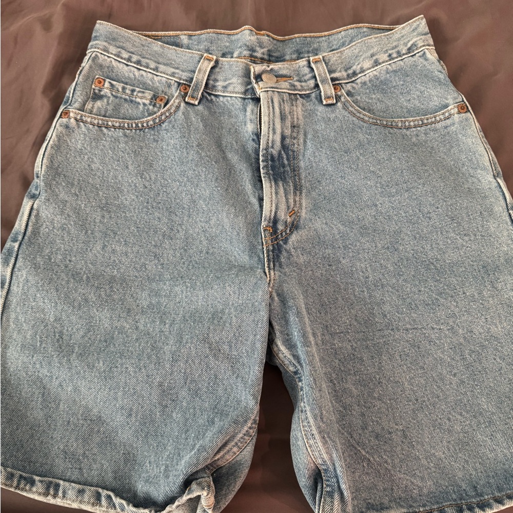 Levi's Light Blue Jean Shorts Jorts